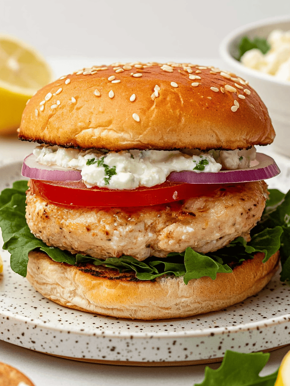 The Perfect Chicken and Feta Burger – Stacked and Served
