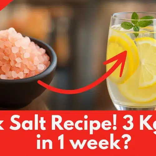 pink salt trick for weight loss with lemon water