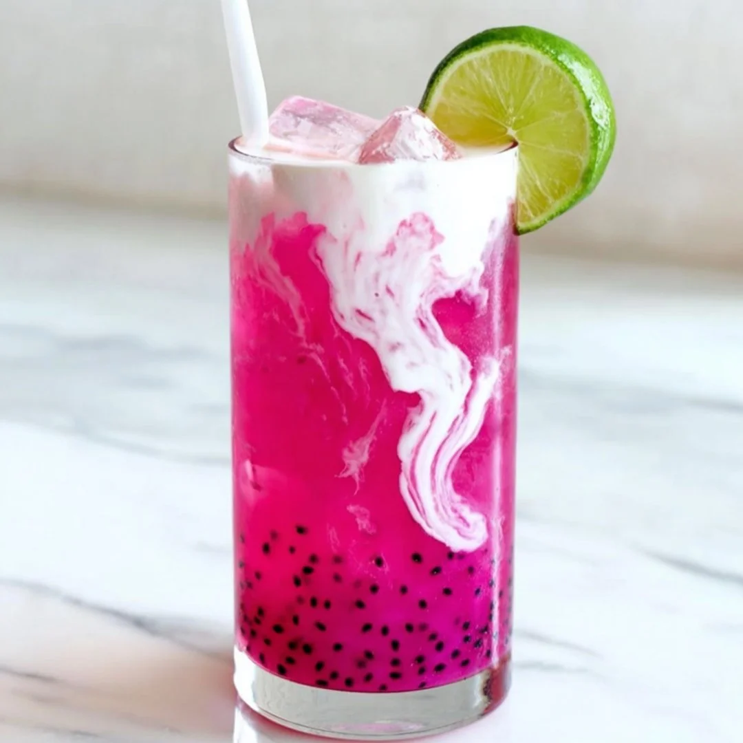 Refreshing Dragonfruit Dream Dirty Soda with vibrant colors and unique flavors
